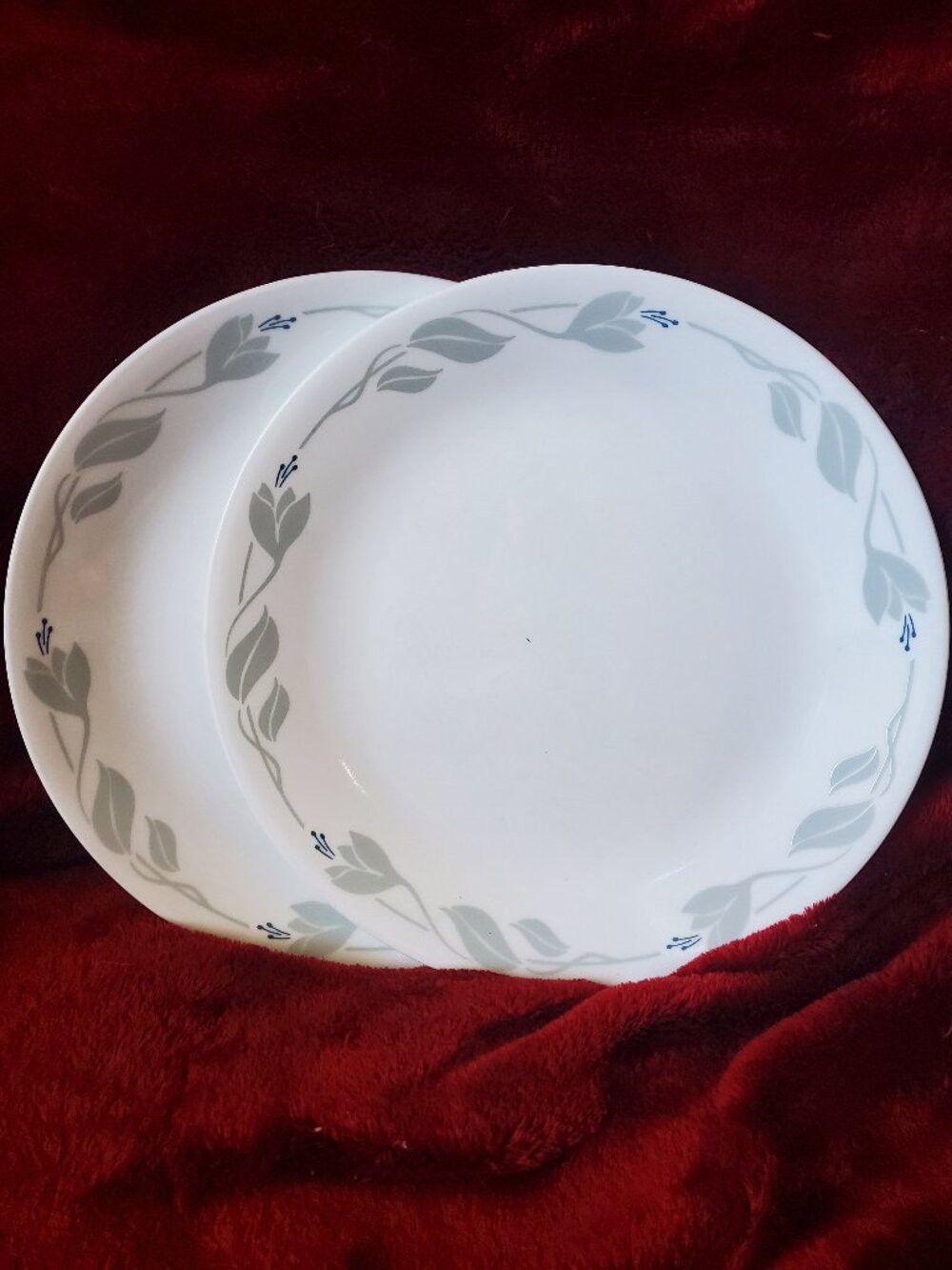Corelle Corning COR120 Silver Twine 10.25" Dinner Plate set of 2